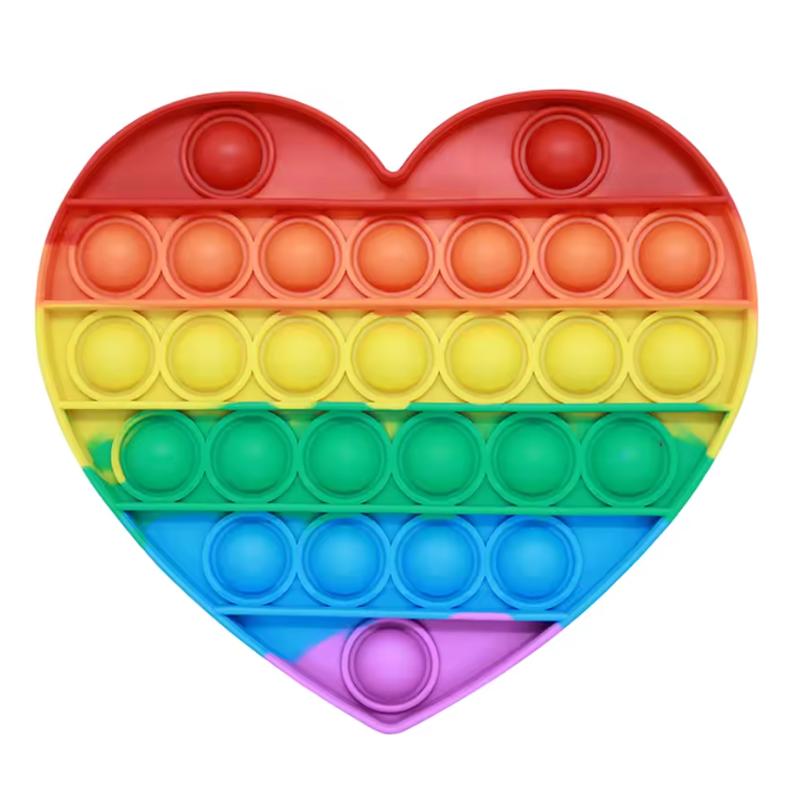 Sensory Toy Rainbow Apple Ice Cream Squeeze Toy Cute Kids Fidget Toy Slow Rising Stress Relief Toy for Autism Anxiety Reliever