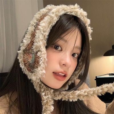 Moda Invierno Felpa Orejeras Mujer Suave Elástica Tejida Diadema para Orejas Engrosada Crochet Calentador de Orejas Diadema para el Cabello
