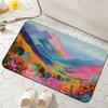 Absorbent Diatomaceous Mud Bath Mat Shower Entrance Non-Slip Bathroom Floor In American Style Washable Rectangle