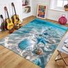 Pure Seawater Rug Realistic Carpet Home Decor Soft Non-slip Floor Mat for Live Room Bedroom Table Carpets Easy To Clean Rugs