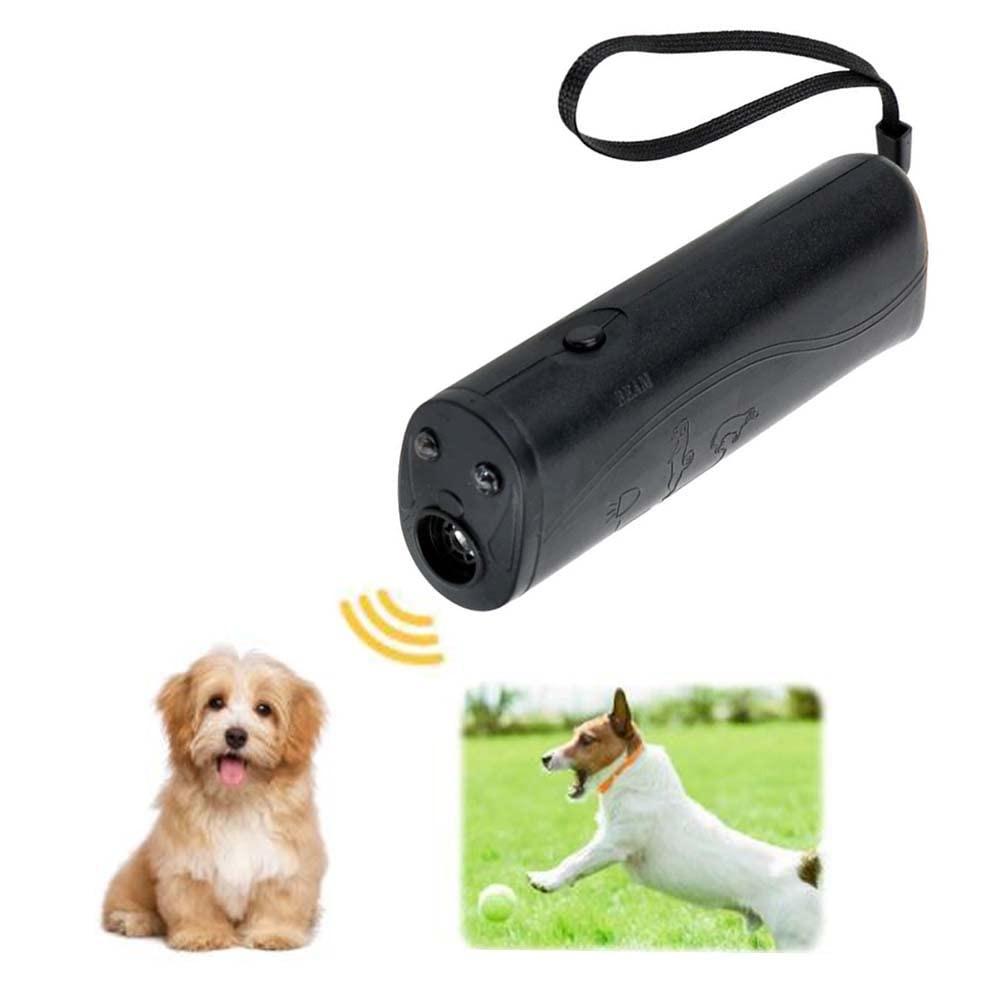 Pet Dog Repeller Anti Barking Stop Bark Training Device Trainer LED Ultrasonic Anti Barking Ultrasonic Without Battery