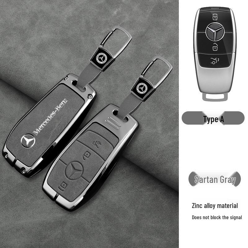 Luxury Mercedes Key Cover for C260L, C200L, GLC300L, E300L & 2024 S-Class