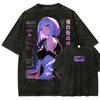 T-shirt Cyberpunk Lavata 2026 Nuovo Modello personalità Abbigliamento camicia Abbigliamento per tutto l'anno Moda Retrò Vintage Ampia regalo alta qualità