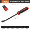 Multifunctional Tire Repair Tool Pry Bar With Impact Cap And Non-Slip Handle Removal Nail Pulling Scratch-Free Tire Levering