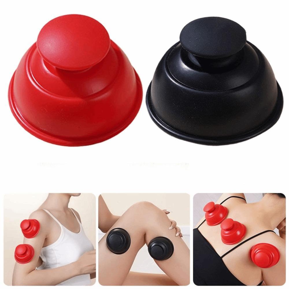 Silicone Vacuum Cupping Anti Cellulite Massage Body Cups Portable Face Sucker Slimming Jar