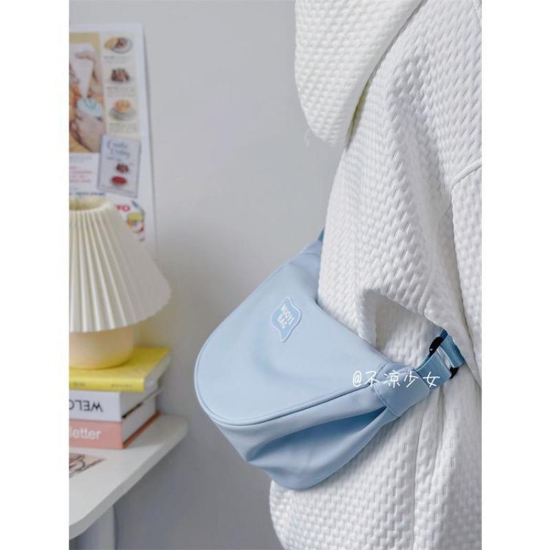 Macaron simple mobile phone small bag women's small fresh niche dumpling bag girl messenger bag