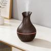LED Wood Grain Aroma Diffuser 200ML Ultrasonic Humidifier Essential Oil for Home Office Bedroom Decorator