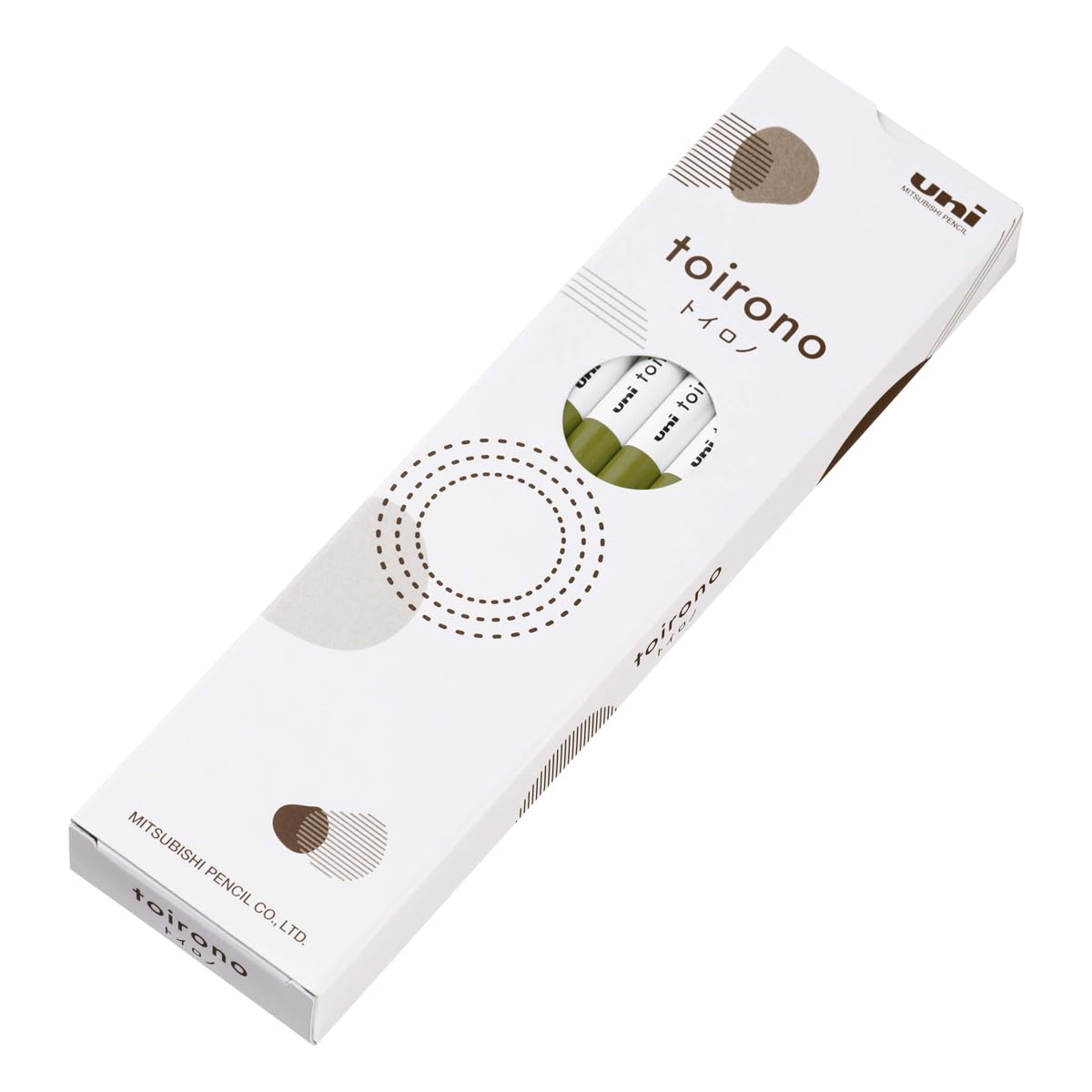 

Mitsubishi Pencil Toirono Colored 1 Grass Pencils, Dozen, Green, TR.1611D