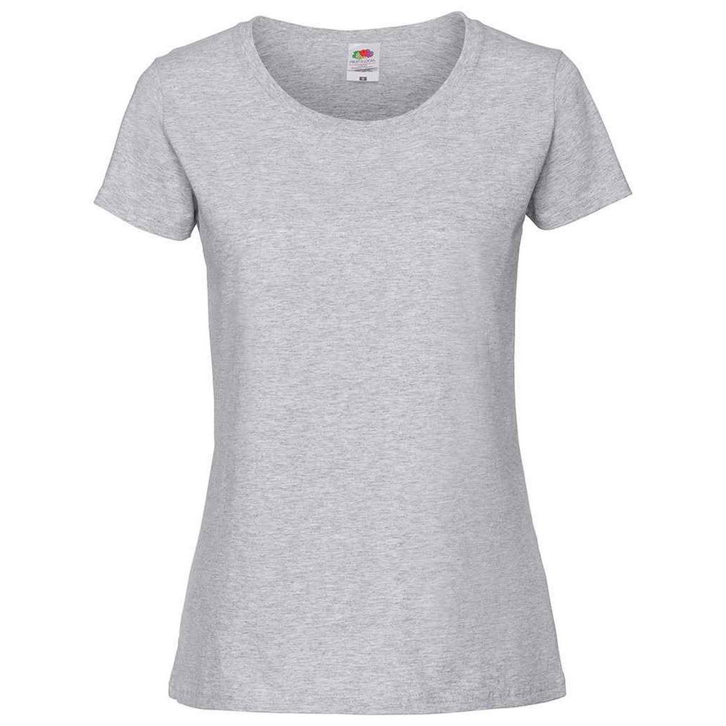 FRUIT OF THE LOOM Womens/Ladies Iconic Ringspun Cotton T-Shirt