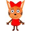 HOT New arrival in stock Kid-e-Cats cartoon toy Karamelka three cats plush soft and cute dolls