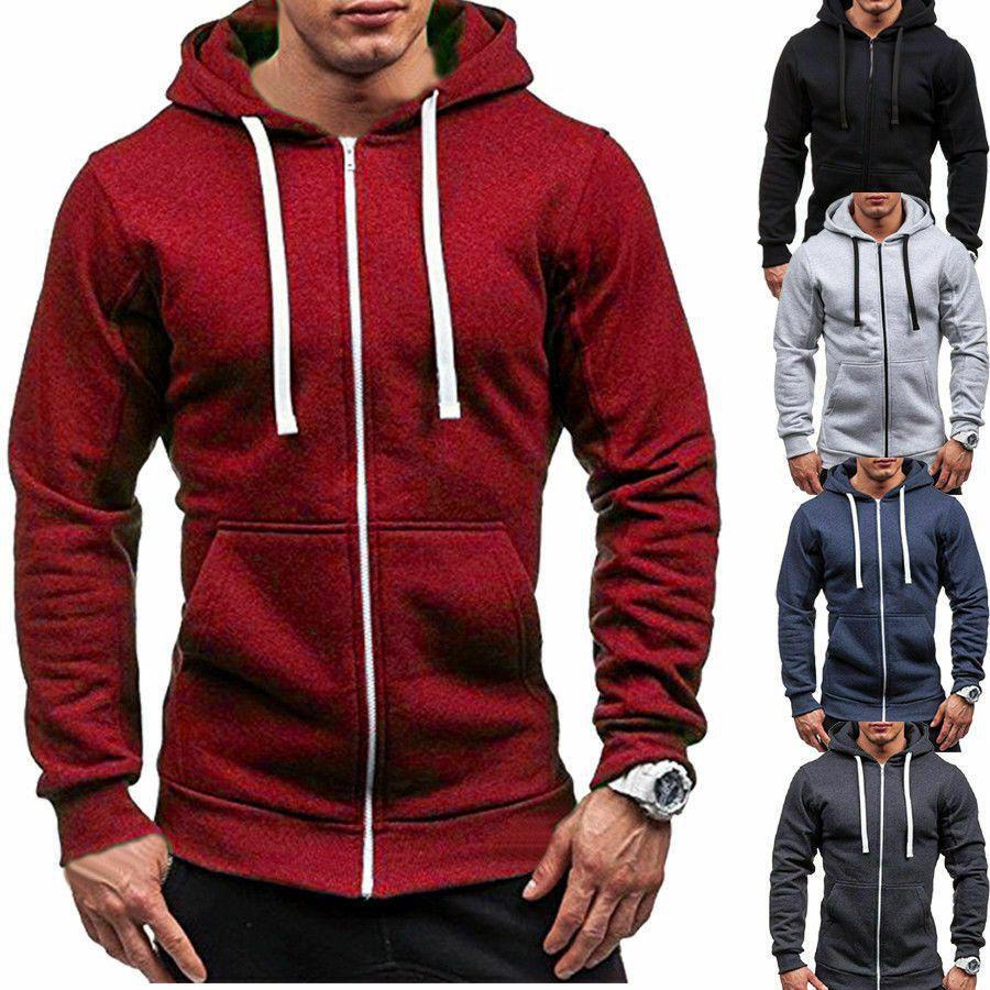 Men's Outwear Winter Hoodies Comfortable Warm Jumper Coat With Soft Material
