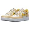 New Nike Air Force 1 Low '07 Lx '82 Double Swoosh Sail Yellow Ochre Women's DX6065-171