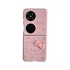 Cute Cartoon Cat and Dog Suitable for Samsung ZFlip6 Folding Screen Mobile Phone Case Huawei Pocket2 Lanyard Case