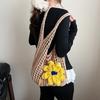 Lazy style knitted bag women's 2025 new fashion fashion travel vacation shoulder bag large capacity tote bag
