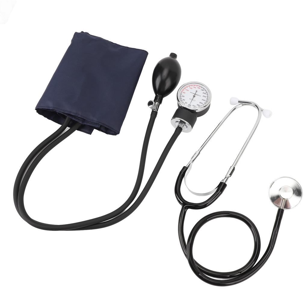 Aneroid Sphygmomanometer Manual Blood Pressure Cuff Manual Kit with Stethoscope