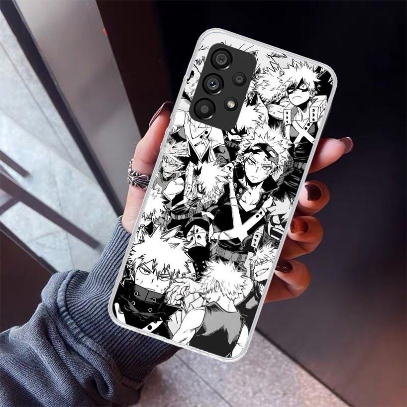 Bakugou Katsuki MHA My Hero Phone Case For Samsung Galaxy A17 A57 A37 A16 A26 A36 A56 A15 A25 A35 A55 A14 A13 A54 A53 A34 A24 A3