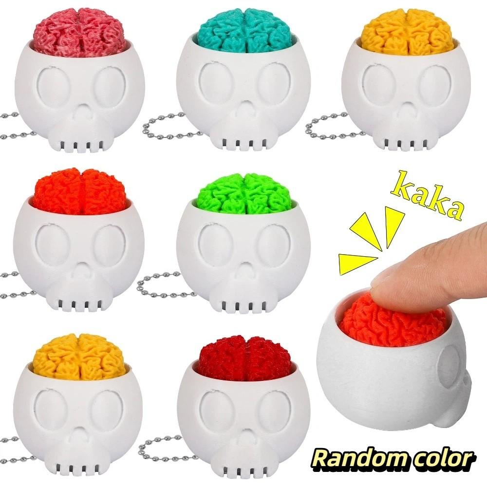 3D Printed Press Button Toy Skull Design Stress Relief Toy Skull Stress Relief Buckle Gatherings