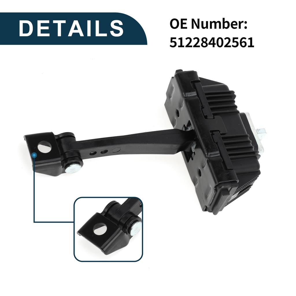 TUCKBOLD Door Check Strap Stopper Limiter Number for BMW X5 E53 Rear Left and Right Door Check Bracket Stop Door Checker Arm Assembly (Part