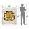 Garfield Silky Sketch Name Repeat Supersoft Blanket