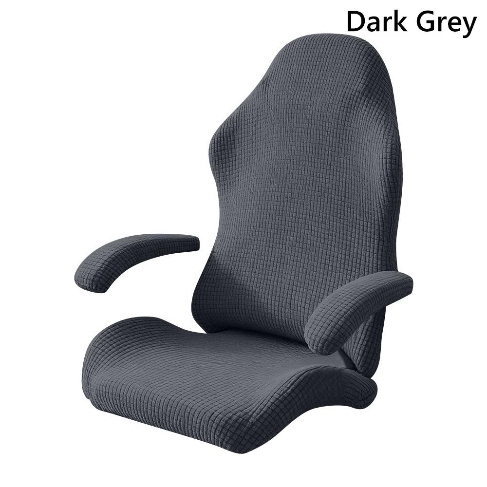 Stretchy Slipcovers Thicken Chair Cover Set Simple Gaming Chair Covers  for Office Home