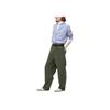 UNIQLO Solid Color High Waist Straight Leg Casual Pants Unisex bottoms Olive 450277-56
