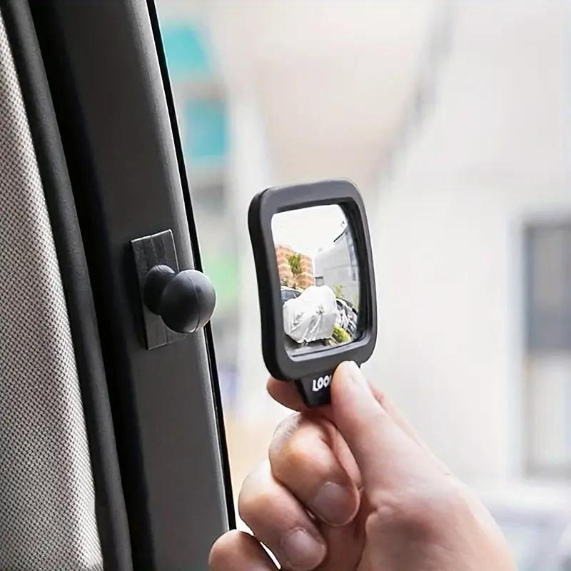 

1 PC Panoramic adjustable wide-angle rearview mirror Car rear seat enhanced safety convex mirror rear anti-collision mirror чёрный