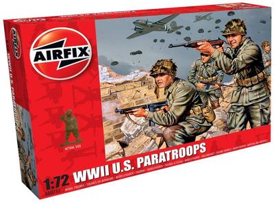 Airfix WWII US Army Parachute Set of 9 Plastic Models X0751 1/72