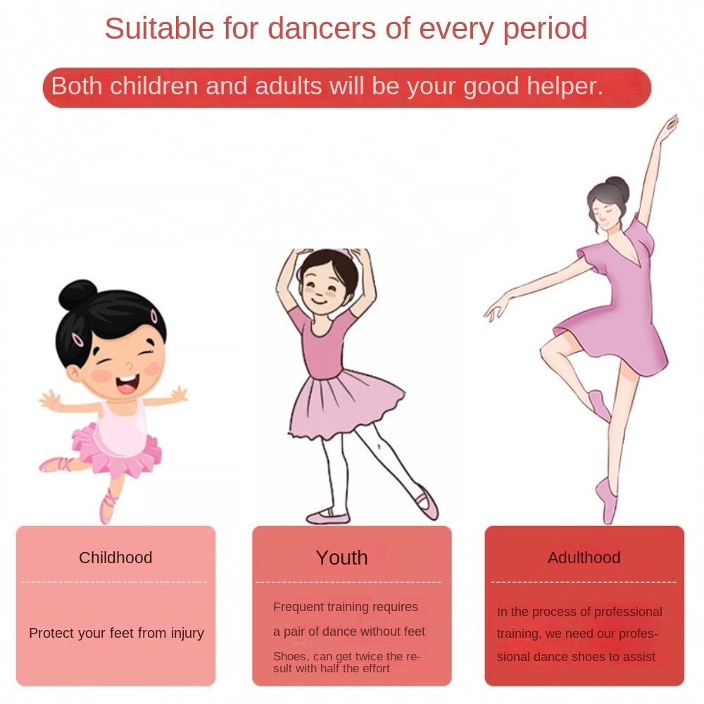 1 Pair of Crown Ballet Shoes Embroidery Princess Shoes Indoor Girls' Dancing Shoes  Ballet