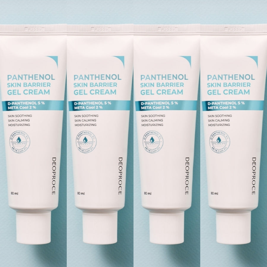 Deoproce Panthenol Hautbarriere Gelcreme 80ml*1Stück/2Stück/3Stück/4Stück