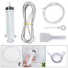 Refrigerator Drain Clean Brush Kit Wash Brush Suction Syringe 115cm Hose Fridge Drain Hole Cleaner Stick Dredge Anti Clogging