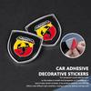 For Abarth FIAT 500 Tipo FR Panda Argo Freemont Bravo Punto Metal Chrome Car Body Decor Custom Stickers Badge Labeling