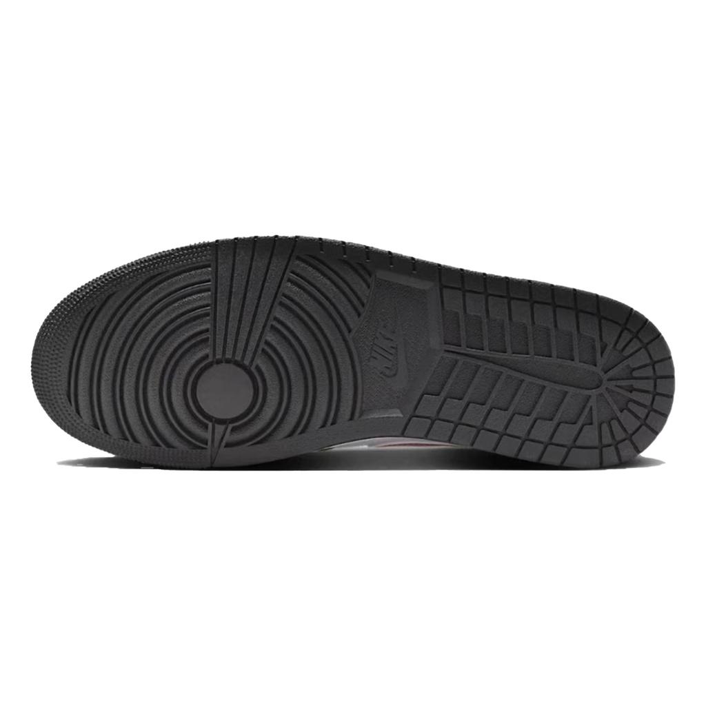 Jordan Air Jordan 1 Abrasion Resistant Low Top Vintage Basketball Shoes Unisex Black Green White 553558-165(Team1483-)