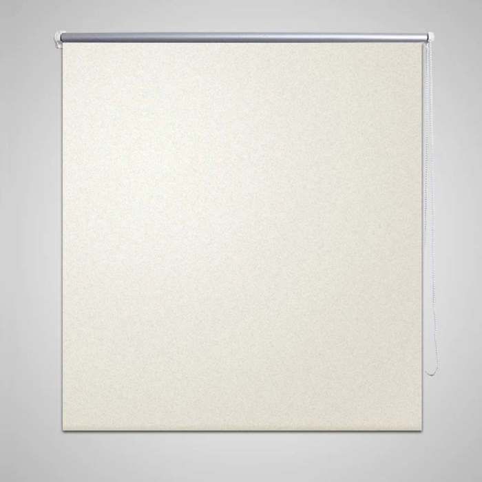 Blackout Roller Blind 120 X 230 Cm Cream 240161