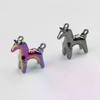 2Pcs Alloy Pony Pendant Animal Horse Charms DIY Necklace Bracelet Earrings Keychain Accessories Handmade Jewelry Making