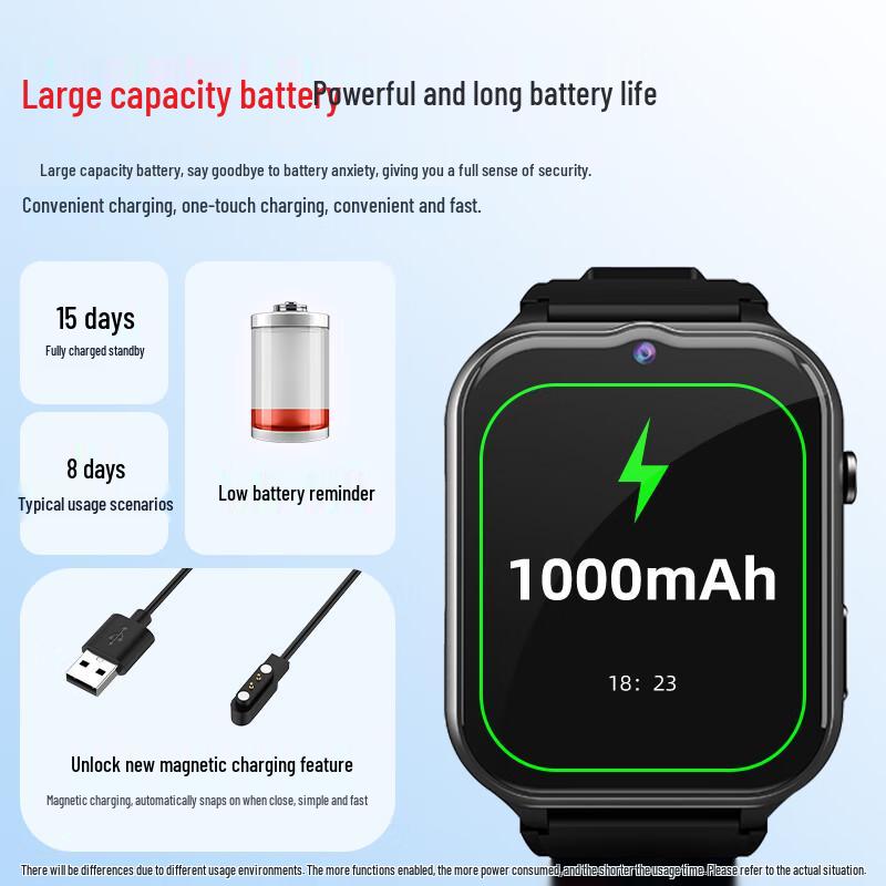 Miao Yisheng E Elderly Smartwatch with GPS & Health Monitoring (CN Version)