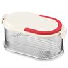 Clear Plastic Kitchen Storage Box With Clear View For Easy Access Modularized Stackable Designs To Saving Space Organize Efficiently