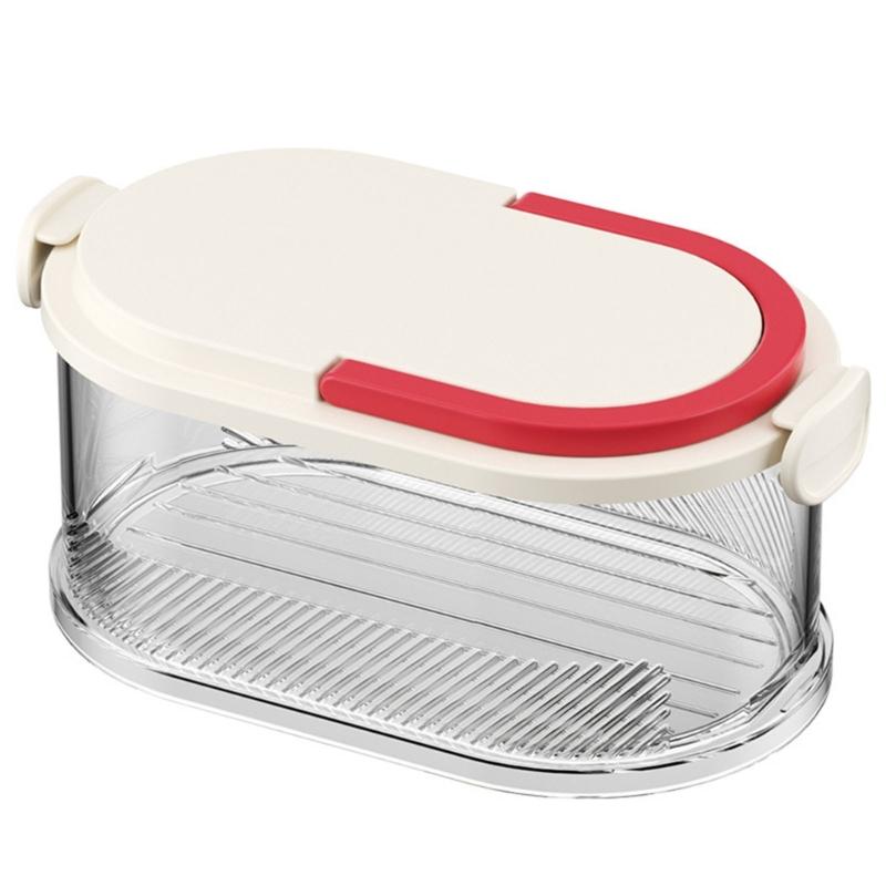 Clear Plastic Kitchen Storage Box With Clear View For Easy Access Modularized Stackable Designs To Saving Space Organize Efficiently