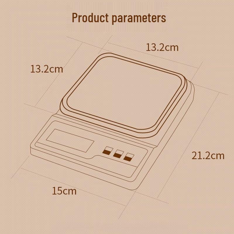 Gimiao High-Precision 3kg/0.1g Digital Kitchen Scale (CN Version)