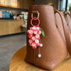 Zinc Zinc Alloy Fruit Keyring Glazed Bag Charm Ancient Style Grape Keychain Pendant Daily Use