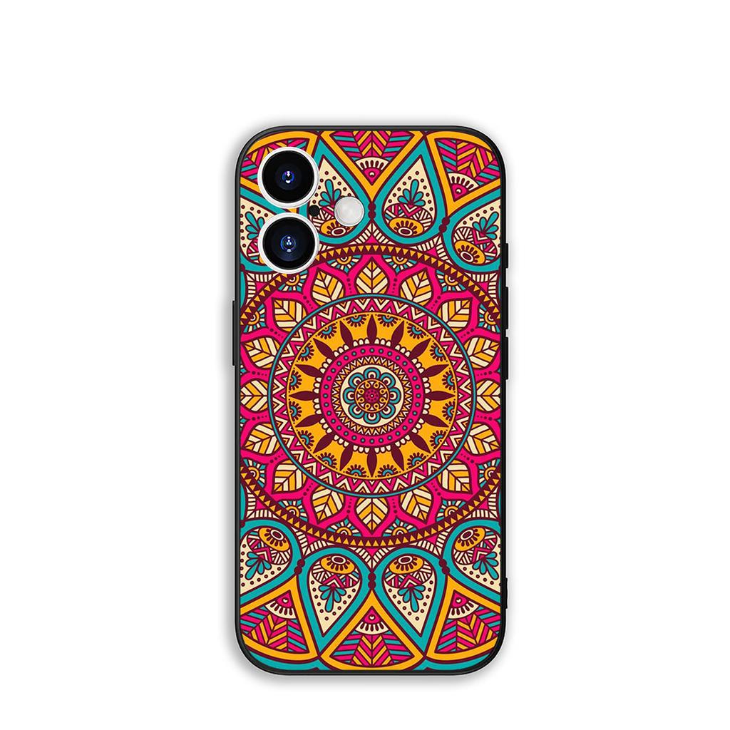 For Samsung Galaxy S25 S23 S22 S24 FE Ultra Plus A56 A05 A06 A15 A16 A57 S7 Edge Phone Case Texture Aztec Tribal Tribe Colorful