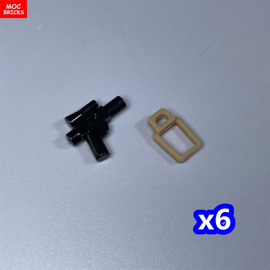 MOC Bausteine 4CM Figur Kleidung Weiche Gummi Leggings Waffenzubehör Bausteine Spielzeug für Kinder Puppen Weihnachtsgeschenke