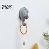 Flamingo Coat Hooks Cute Animal Wall Hook, Flamingos/Giraffes/Swans/Elephants Shape Hanger, Self Adhesive Home Decor Resin Decorative Hook for