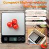 10kg/1g Kitchen Scale LCD Digital Display Electronic Table Scale Baking Gram Weight Scales For Personal Healthy Diet Food Scale