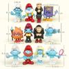 12pcs Smurfs Disney Figure Model Blue Elf Baby Cake Doll Shape Ornaments Birthday Gift