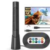 HDTV Digital Antenna for All Smart/Old TV for Smart TV for Local Channels Long Range, Supports 4K DTMB, ATSC, DVB-T2, DMB-T, ISDB-T