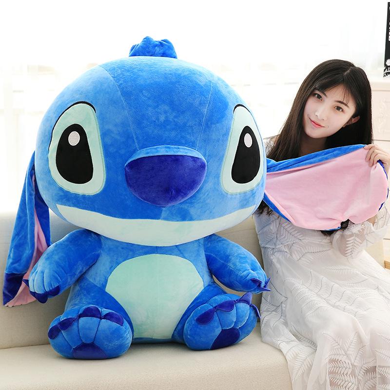 

Purple Taro Plush Toy: Large Stitch Doll Pillow – Birthday Angel Edition 20 cm