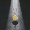 Religiöser San Benito-Medaillen-Anhänger aus Edelstahl mit silberner Farbe, Kreuz, Jesus, Heiliger Benedikt, Halsketten für Frauen und Männer, Schmuck