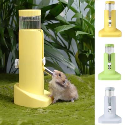 Hamster Water Bottle With Stand Leak-Proof Height Adjustable Small Animal Water Dispenser For Hamsters Guinea Pigs