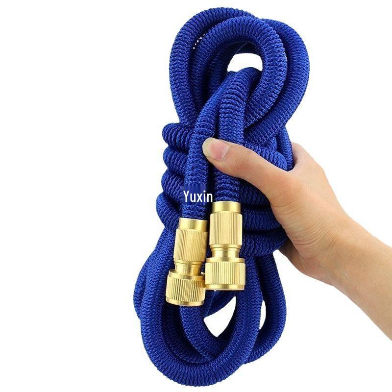 Telescopic Retractable Water Hose & High-Pressure Nozzle for Car Wash and Garden Plastic Spray Gun + Plastic Connector