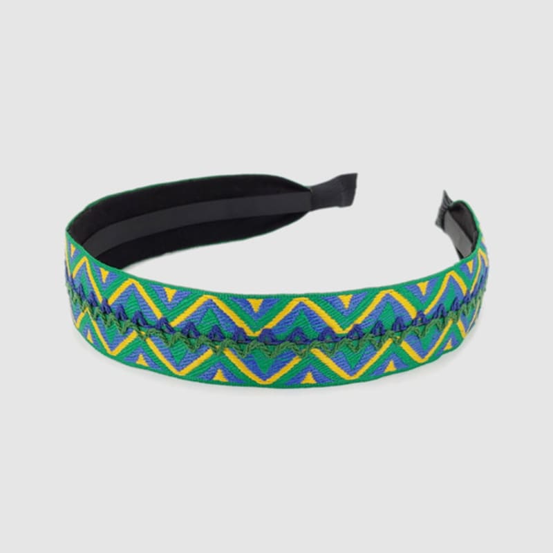 LALA Afrikanisches Muster Haarband P-GRÜN